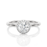 Halo Diamond Engagement Ring